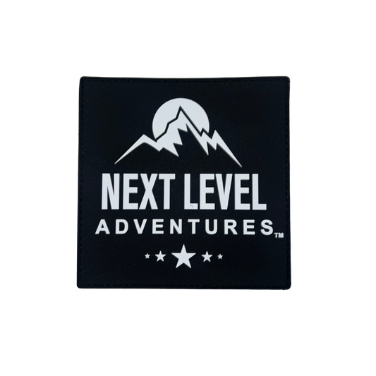 Next Level Adventures™ Velco Patch Black & White
