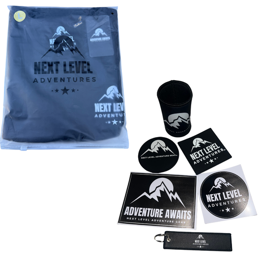 Next Level Adventure Gear™  T-Shirt Merch Package